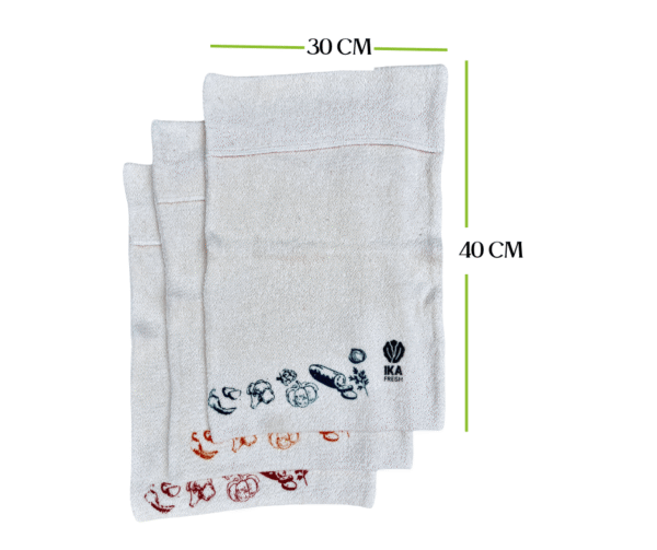 BOLSA GRANDE REUTILIZABLE PARA VEGETALES