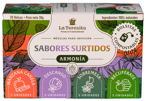 PT13TE99311-1.png Infusión Teresita Surtida Armonía x 20 sobres