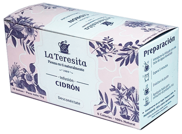 Infusión Teresita Cidrón x 20 sobres