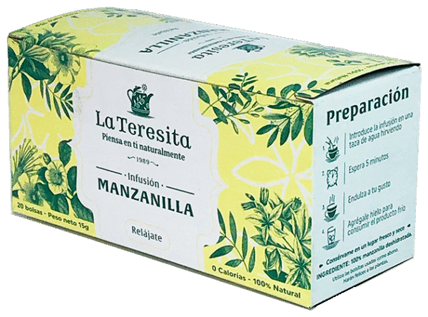 Infusión  Teresita Manzanilla x 20 sobres