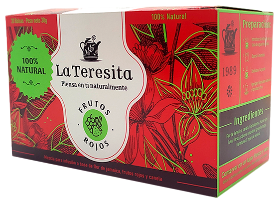 Infusión Teresita Frutos rojos x 20 sobres