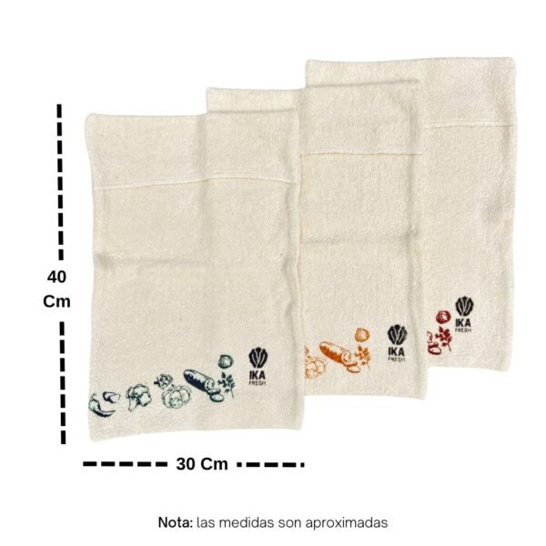 BOLSA GRANDE REUTILIZABLE PARA VEGETALES