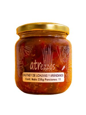 Chutney de uchuvas y arándanos